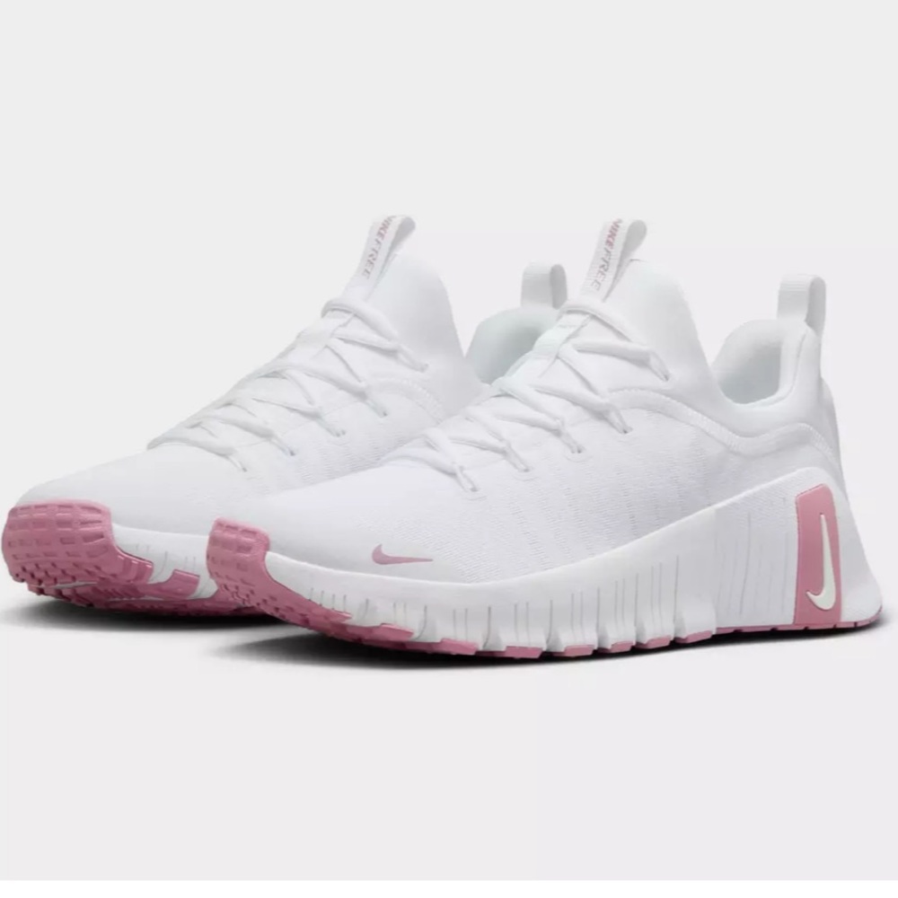 WOMEN'S NIKE FREE METCON 6 TRAINING SHOES
White/Elemental Pink - Size 9